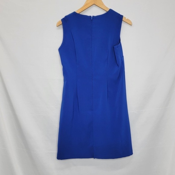 UnBranded Blue Tank Knee Length small Slit in back Dress - Picture 6 of 9